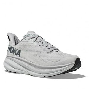 Hoka Men's Running Shoe in Light Gray and Black Accents